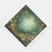 Serviette En Papier Emerald Green Enchanted Forest (Coin)