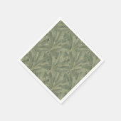 Serviette En Papier Emerald Green et Gold Art déco Motif (Coin)