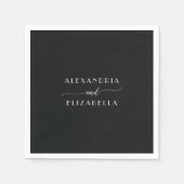Serviette En Papier Émeraude Forêt classique Sticker rond serviettes (Devant)