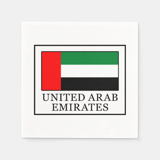 Serviette En Papier Émirats arabes unis (Devant)