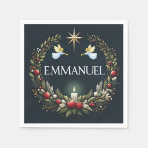 Serviette En Papier Emmanuel Christmas angels