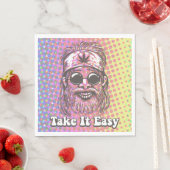 Serviette En Papier Emmenez-le facilement Hippie (En situation)