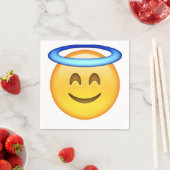 Serviette En Papier Emoji - Angel (En situation)