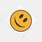 Serviette En Papier Emoji du visage souriant (Coin)