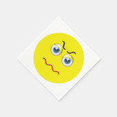 Serviette En Papier Emoji Grumeux Et En Colère (Coin)