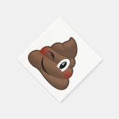 Serviette En Papier Emoji Poop (Coin)