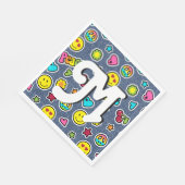 Serviette En Papier Emoji Smile Denim Girl Anniversaire Party Napkins (Coin)