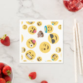 Serviette En Papier Emojis fou (En situation)