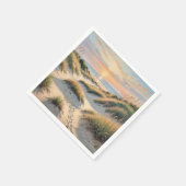 Serviette En Papier Emplacements des dunes de sable de plage (Coin)