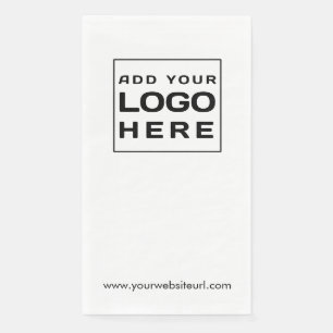 Serviette En Papier Employés du logo de marque personnalisée