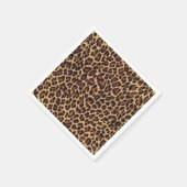 Serviette En Papier Empreinte de léopard (Coin)