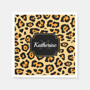 Serviette En Papier Empreinte de léopard