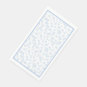 Serviette En Papier Empreinte de léopard bleu bébé (Coin)