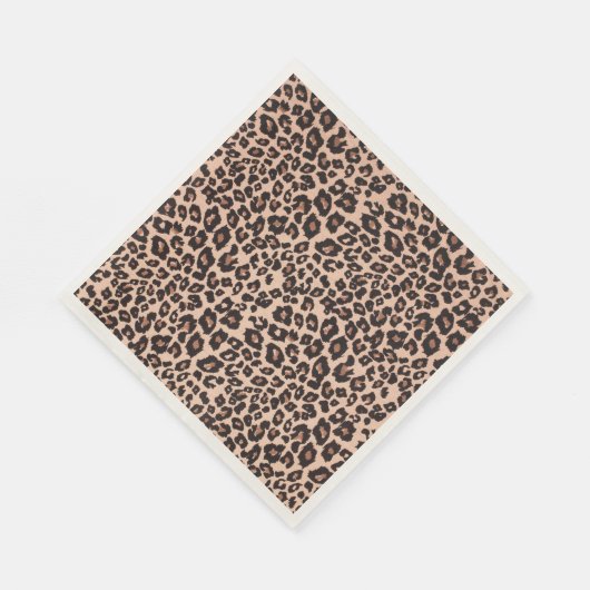 Serviette En Papier Empreinte de léopard Party Papier Dîner serviettes (Coin)