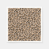 Serviette En Papier Empreinte de léopard, Spots de léopard, Leopard Br (Devant)