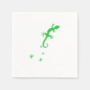 Serviette En Papier Empreinte Gecko Reptiles Reptiles Reptiles Lizard
