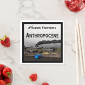 Serviette En Papier Empreintes Carbone - Anthropocène (En situation)