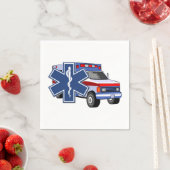 Serviette En Papier EMS Ambulance (En situation)