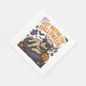 Serviette En Papier En attente de la vache Halloween Highland (Coin)