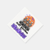 Serviette En Papier En attente d'Halloween, squelette Éffrayant mignon (Coin)