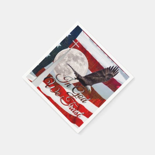 Serviette En Papier En Dieu nous faisons confiance Papier Napkin (Coin)