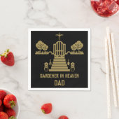 Serviette En Papier En mémoire Bereaver Gardener funérailles (En situation)