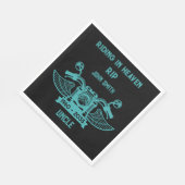 Serviette En Papier En mémoire Motorbike Rider Biker funérailles (Coin)