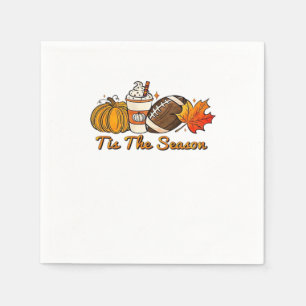 Serviette En Papier En Saison Thanksgiving Leaf Spice Football Fa