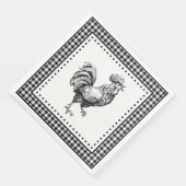 Serviette En Papier En vichy (Coin)