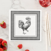 Serviette En Papier En vichy (En situation)