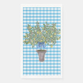 Serviette En Papier en vichy citrons citrons citrons serviettes (Devant)
