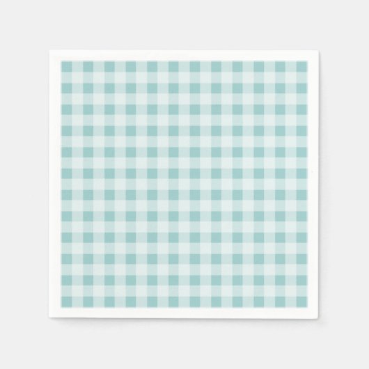 Serviette En Papier En vichy personnalisé vérifier plaid motif serviet (Devant)
