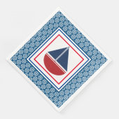 Serviette En Papier En voile nous allons (Coin)
