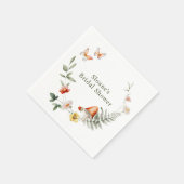 Serviette En Papier Enchanted Forest Mushroom Bridal Shower (Coin)