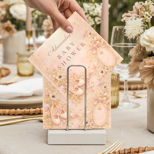 Serviette En Papier Enchanted Princess Baby Shower