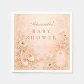Serviette En Papier Enchanted Princess Baby Shower (Devant)