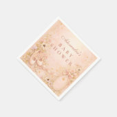 Serviette En Papier Enchanted Princess Baby Shower (Coin)