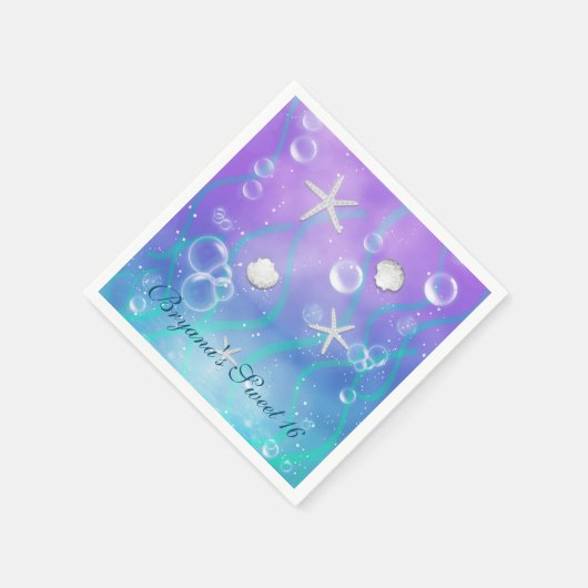 Serviette En Papier Enchantée Sous Les Serviettes D'Anniversaire De Me (Coin)