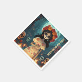 Serviette En Papier 🌹 Enchanter Catrina Die de Muertos 🌹 (Coin)