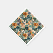 Serviette En Papier Enchanter les arbres d'automne (Coin)