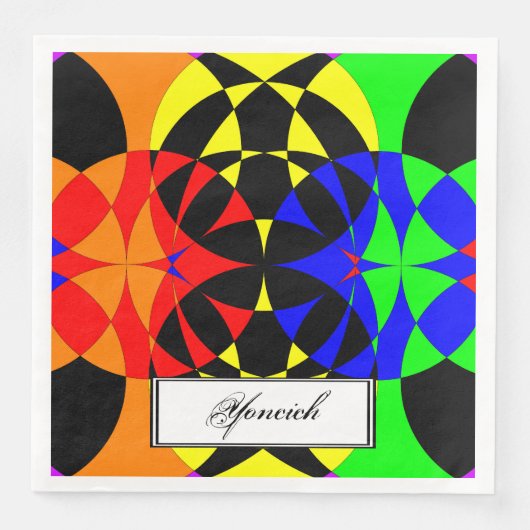 Serviette En Papier Energize par Kenneth Yoncich (Devant)