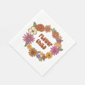 Serviette En Papier Enfant à fleurs (Coin)