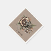 Serviette En Papier Enfant de Dieu (Coin)