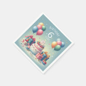 Serviette En Papier enfant de six ans (Coin)