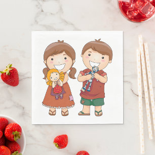 Serviette En Papier Enfants Avec Jouets