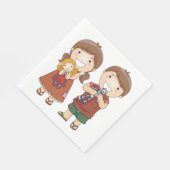 Serviette En Papier Enfants Avec Jouets (Coin)