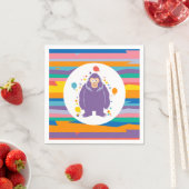Serviette En Papier Enfants Bigfoot Anniversaire (En situation)