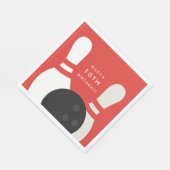 Serviette En Papier Enfants Bowling fête d'anniversaire (Coin)