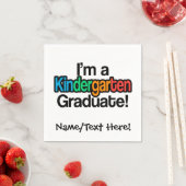 Serviette En Papier Enfants colorés Diplôme de maternelle (En situation)