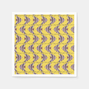 Serviette En Papier Enfants colorés poisson motif